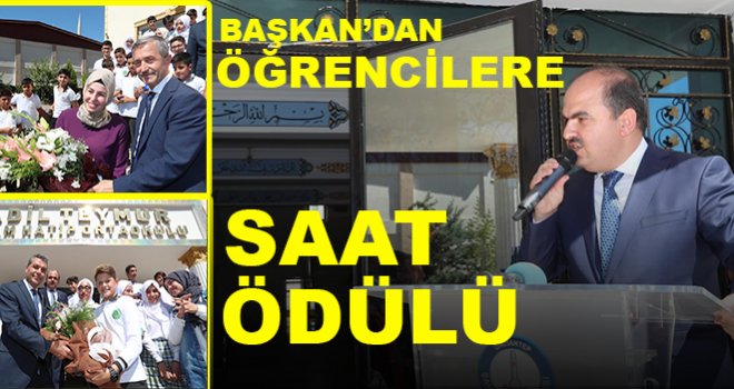 Başarılı öğrencilere ‘Saat Ödülü’