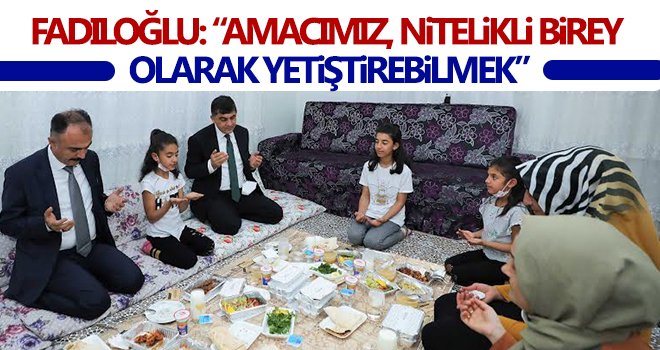 Başkan Fadıloğlu, yetimlerle iftar yaptı