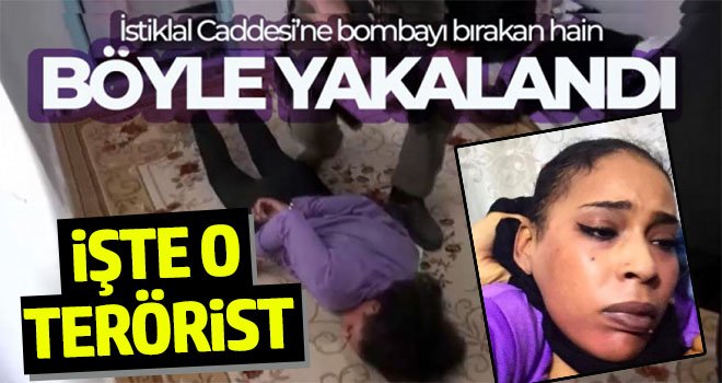 Beyoğlu'nda bombayı bırakan terörist böyle yakalandı