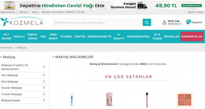 Birbirinden Kaliteli Makyaj Malzemeleri