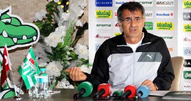 Bursaspor-Şenol Güneş: "Avrupa şansımızı kovalayacağız"