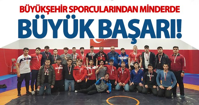 Büyükşehir sporcuları 14 madalya kazandı