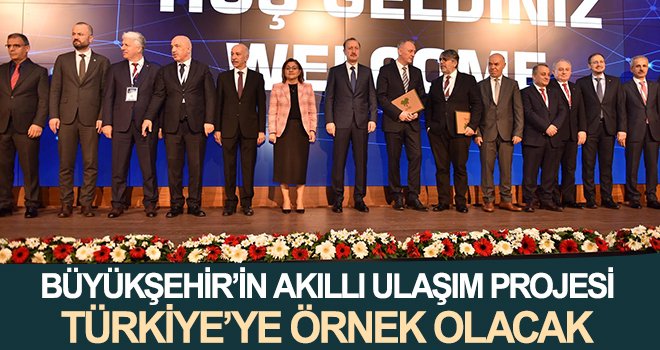 Büyükşehir'in, ulaşımdaki yeni projesi ödülle taçlandı