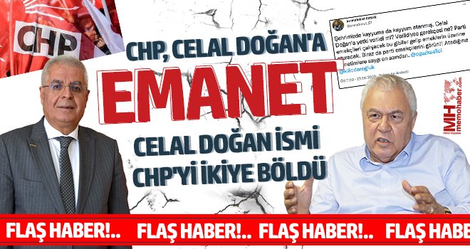 CHP, Celal Doğan'a emanet