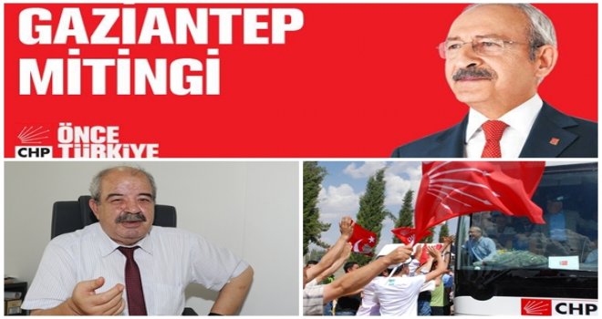 CHP’NİN GAZİANTEP MİTİNGİ 14 EKİM’DE 