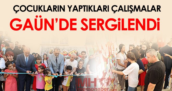 Çocukların Yaptıkları Çalışmalar GAÜN’de Sergilendi