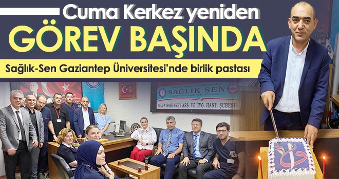 Cuma Kerkez yeniden görev başında 