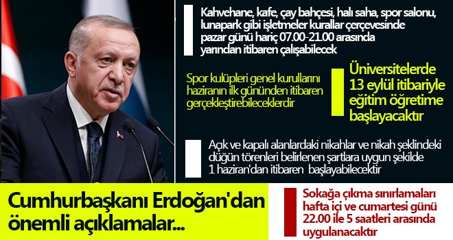 Cumhurbaşkanı Erdoğan'dan flaş açıklamalar!