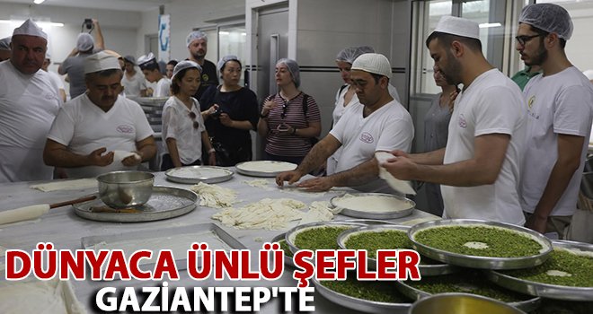 Gastronomi yazarları Gaziantep'te