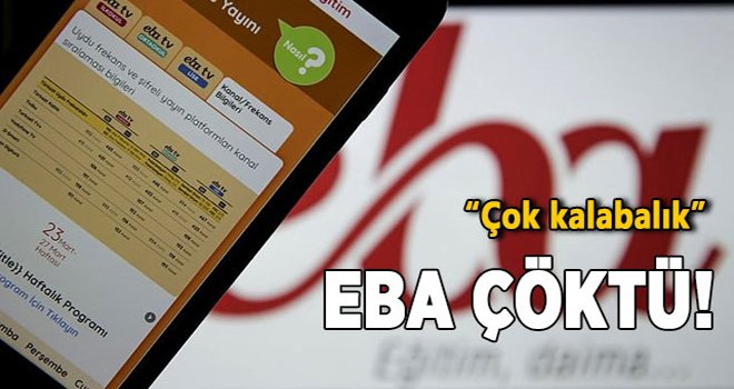 EBA çöktü! Öğretmenler ve öğrenciler...