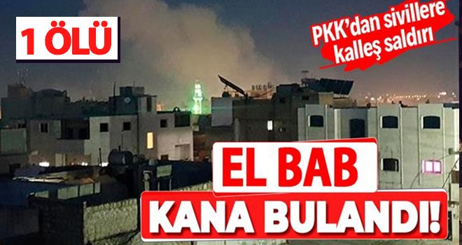 El Bab'a roketli saldırı: 1 ölü