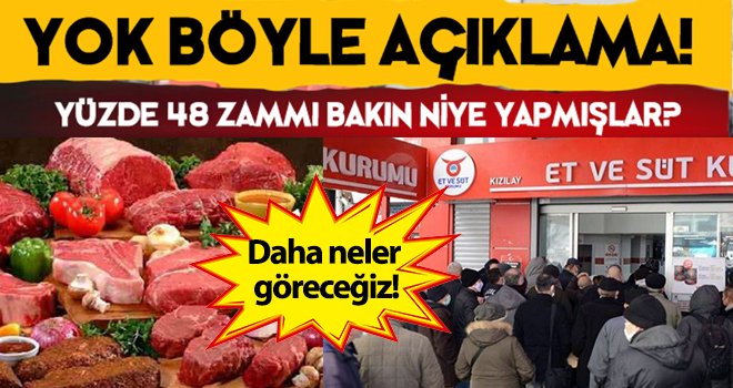 Ete yüzde 48 ZAM yapılmıştı! Zammın nedeni ise...