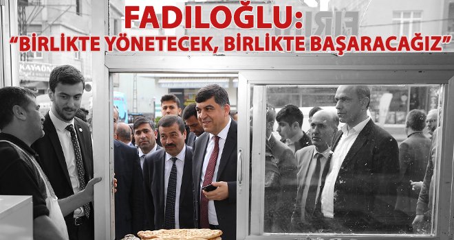 Fadıloğlu: Günü kurtarmak adına siyaset yapmadık