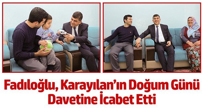 Fadıloğlu, Karayılan’ın doğum günü davetine icabet etti