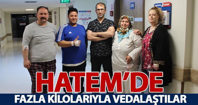 Fazla kiloları ile vedalaşarak sağlığına kavuştular