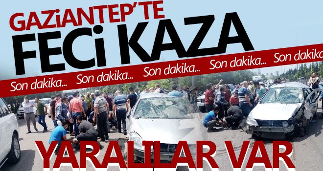 Feci kazada asfalta savruldular: 1'i ağır 4 kişi yaralı