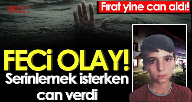 Feci olay! Serinlemek isterken can verdi