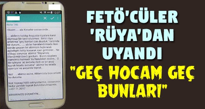 FETÖ şüphelilerinin gizli yazışmaları ortaya çıktı