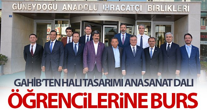 GAHİB’ten Halı Tasarımı Anasanat Dalı öğrencilerine burs