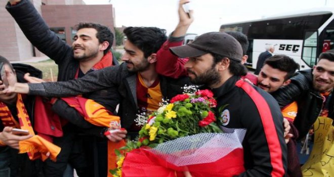 Galatasaray kafilesi Gaziantep'te