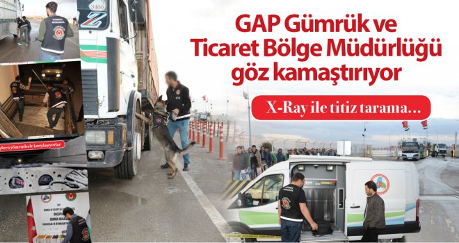 GAP Gümrük ve Ticaret Bölge Müdürlüğü göz kamaştırıyor