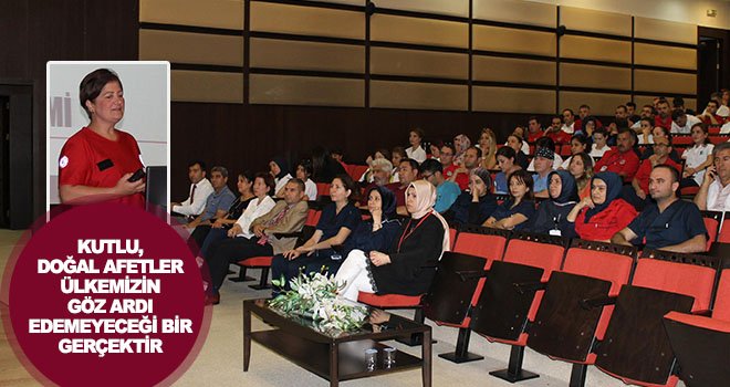 GAÜN Hastanesi’nde afet ve acil durum eğitimi