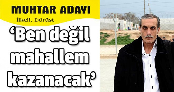 Gazeteci Yusuf Kılıç Muhtar adaylığı açıklaması