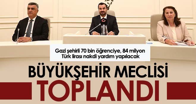 Gazi şehirli 70 bin öğrenciye, 84 milyon Türk lirası nakdi yardım yapılacak