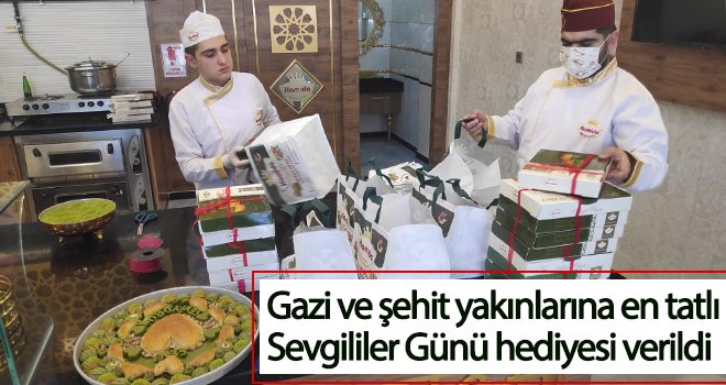 Gazi ve şehit yakınları unutulmadı