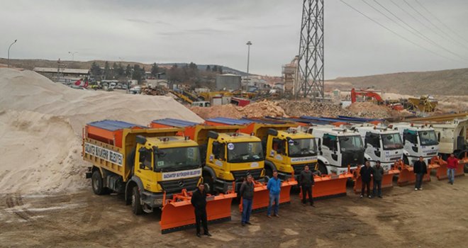 Gaziantep Büyükşehir, Karla Mücadele Ekibi Hazır