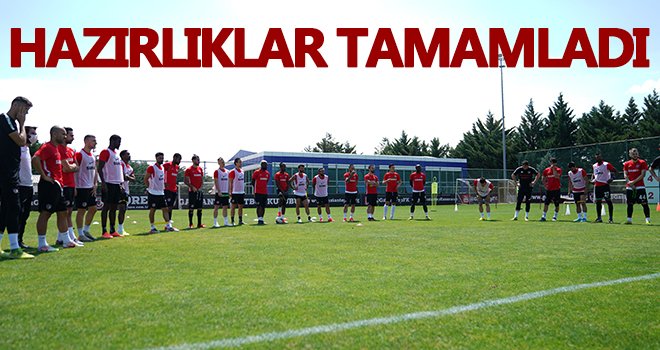 Gaziantep FK, Galatasaray maçı hazırlıklarını tamamladı