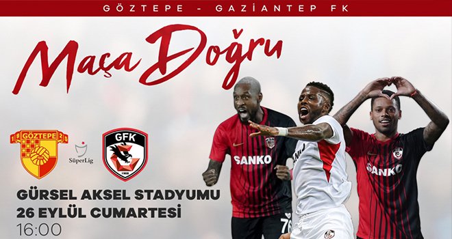 Gaziantep FK, Göztepe'ye konuk oluyor