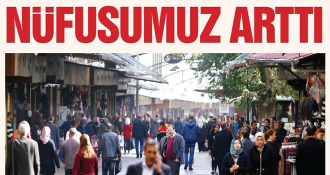 Gaziantep nüfusu 40 bin kişi arttı