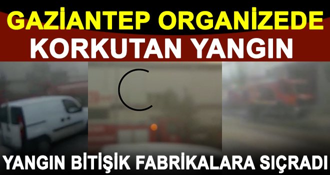 Gaziantep OSB'deki yangın bitişik fabrikalara sıçradı