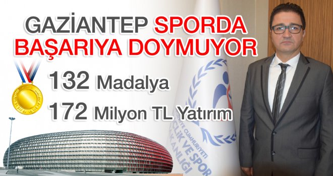 GAZİANTEP SPORDA BAŞARIYA DOYMUYOR