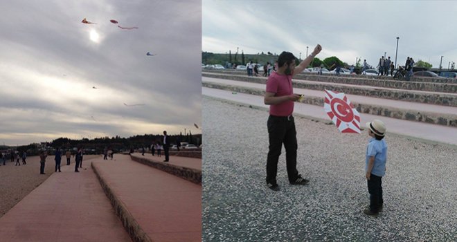 Gaziantep Ülkü Ocakları Uçurtma şenliğinde buluştu