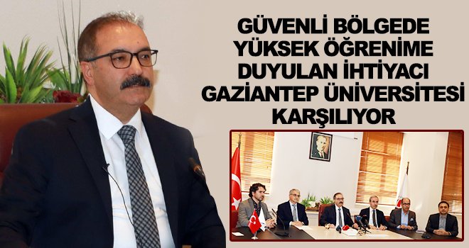 Gaziantep Üniversitesi’nden Suriye'de dünyaya örnek bir proje