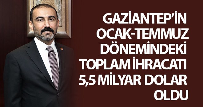 Gaziantep’in ihracatta yükseliş sürüyor