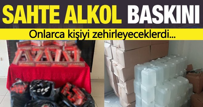 Gaziantep'te 15 bin 940 litre etil alkol ele geçirildi