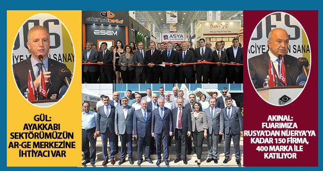 Gaziantep’te 29’uncu ayakkabı fuarı açıldı