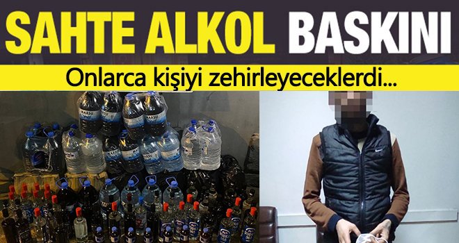 Gaziantep'te 321 litre kaçak alkol ele geçirildi