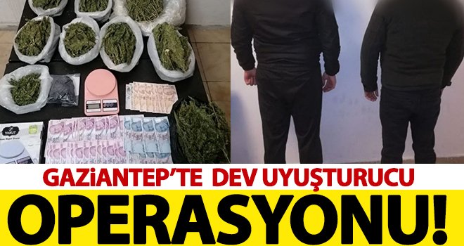 Gaziantep'te 4 kilo 280 gram esrar ele geçirildi