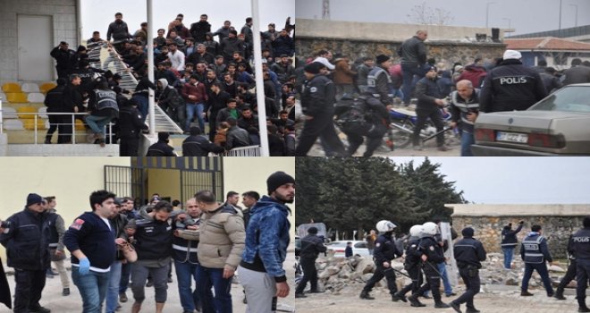 Gaziantep'te amatör maçta kavga 2'si polis, 3 yaralı