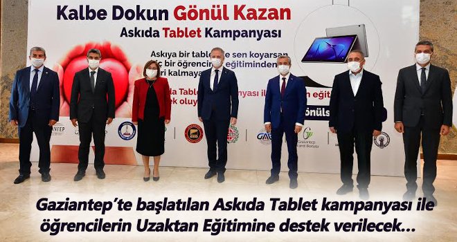 Gaziantep’te Askıda Tablet Kampanyası başlatıldı