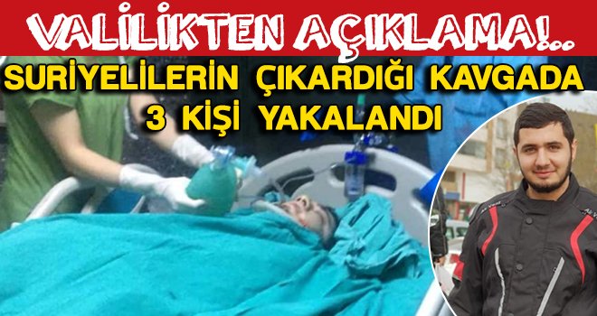 Gaziantep'te bıçaklı kavgada 3 kişi gözaltına alındı