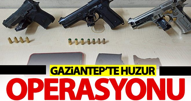 Gaziantep’te huzur operasyonu! 5 tutuklama