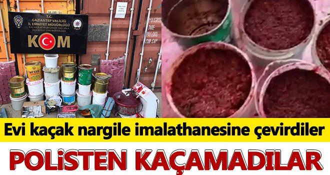 Gaziantep'te kaçak nargile tütünü ele geçirildi!..