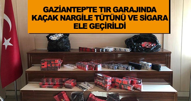 Gaziantep'te kaçak sigara operasyonu: 1 gözaltı