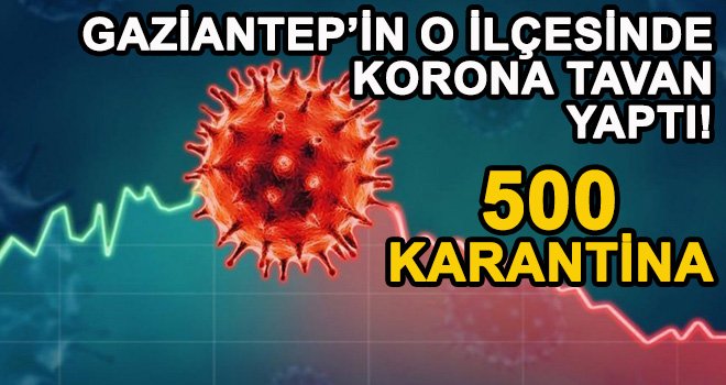 Gaziantep'te korana virüs vakaları tavan yaptı