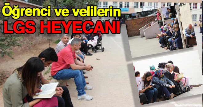 Gaziantep'te LGS heyecanı